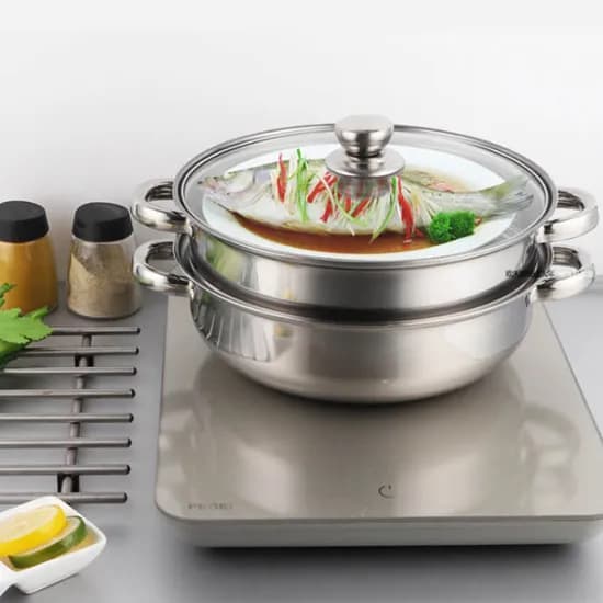 유펍 스테인리스 만능 2단 찜솥 28cm 12,400원