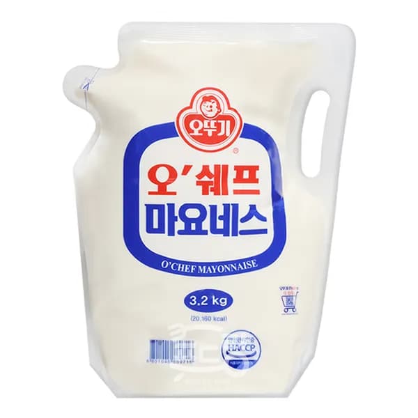 오뚜기 오쉐프 마요네즈 업소용 3.2kg 1개