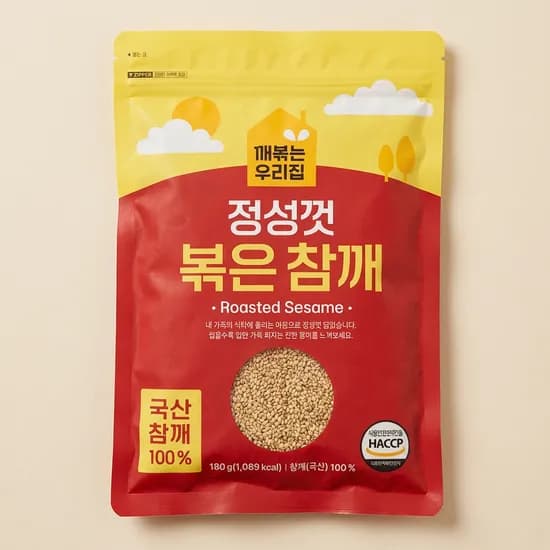 두보식품 깨볶는 우리집 정성껏 볶은 국내산 참깨 180g 1개