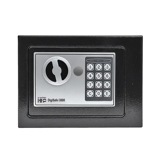아이이피 디지털 미니금고 i3000, 블랙