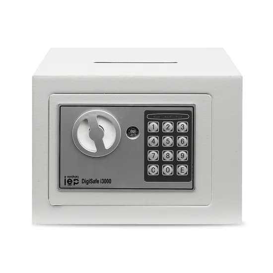 아이이피 디지털 미니금고 i3000, 화이트