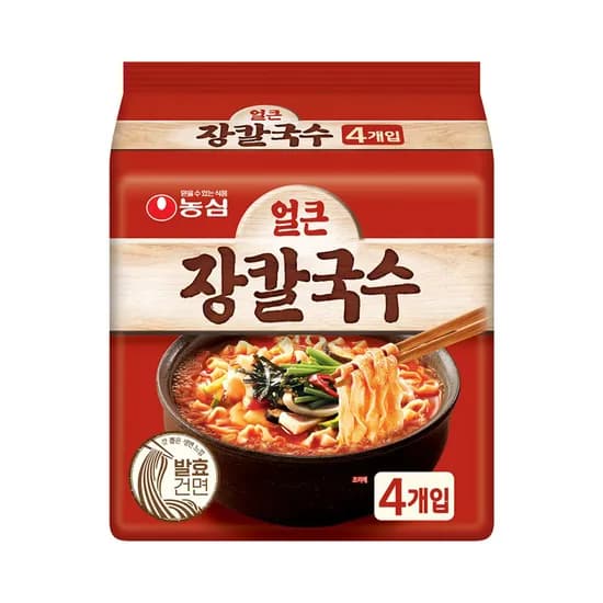 농심 얼큰 장칼국수 103g 8개