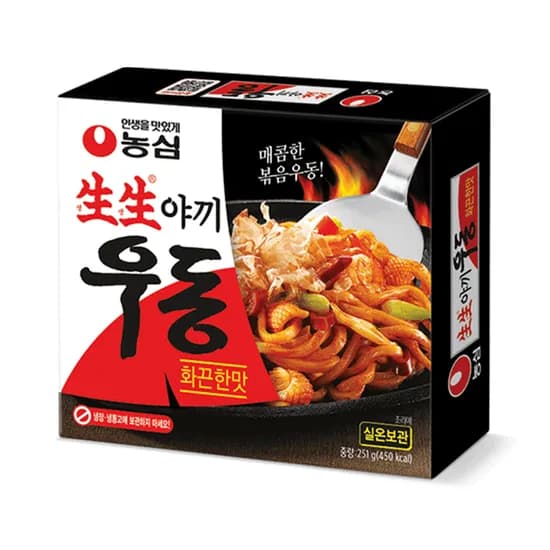 농심 생생 야끼우동 화끈한맛 251g 5봉