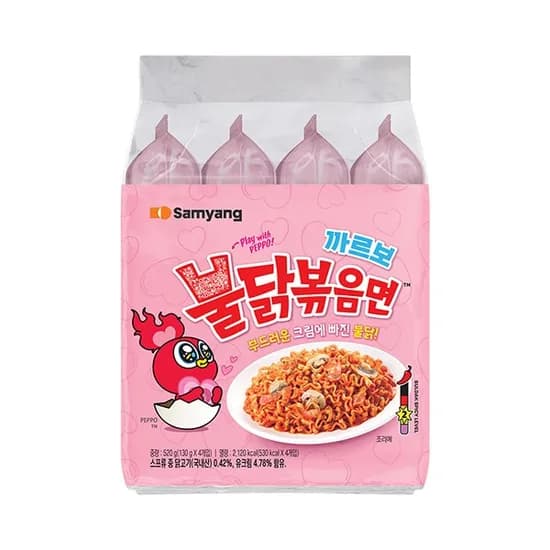 삼양 까르보 불닭볶음면 130g 16개