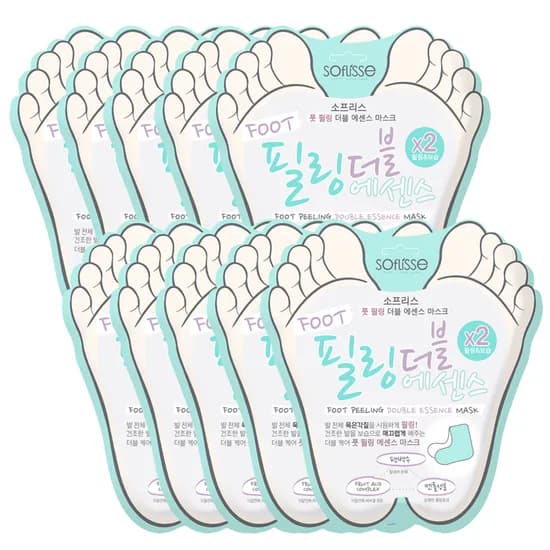 소프리스 풋 필링 더블에센스 마스크 10개입 1개