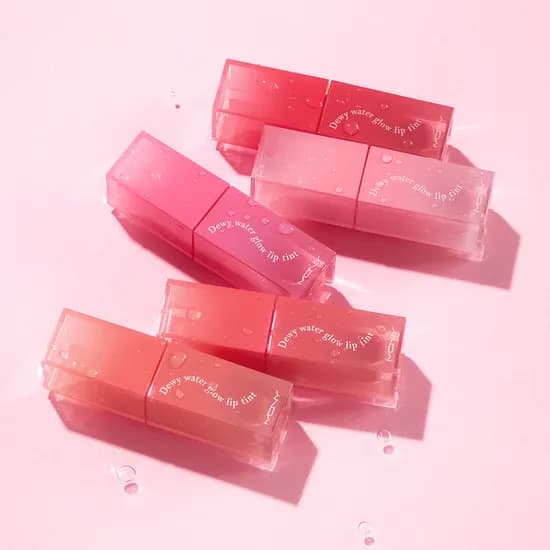 맥퀸뉴욕 듀이 워터 글로우 립틴트, 로즈봉봉, 1개 + 아이시체리, 1개, 3.5g, 2개