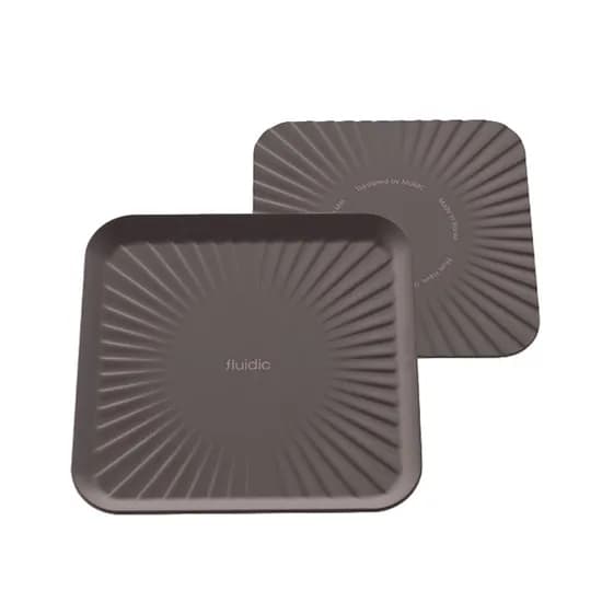 엠지엠씨 플루딕 인덕션 매트 2P 세트, 브라운, 230mm, 220mm, 2개