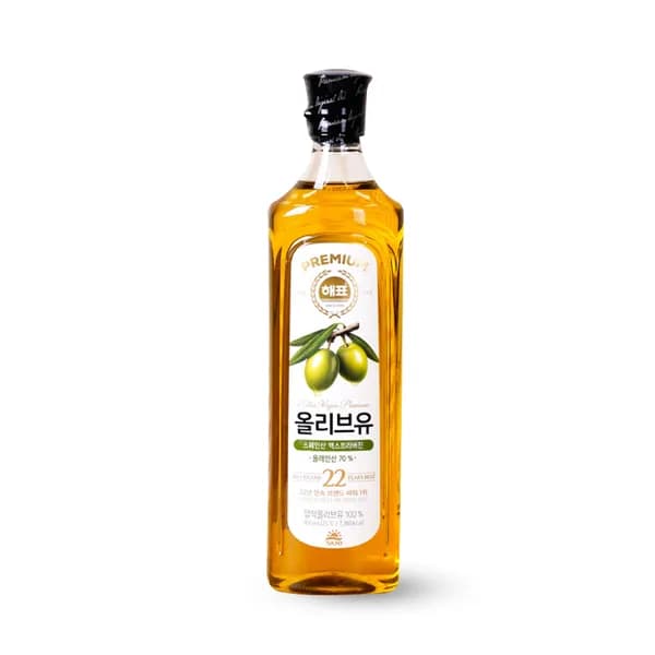 해표 압착 올리브유 900ml 2개 21,990원