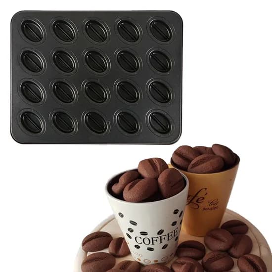 커피콩빵 틀, 20구, 불소수지 코팅, 1개