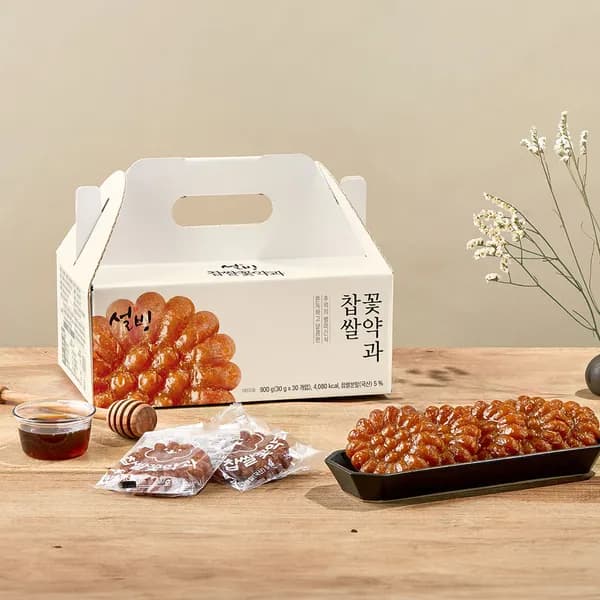 설빙 찹쌀꽃약과 30g 30개입 1박스 14,900원