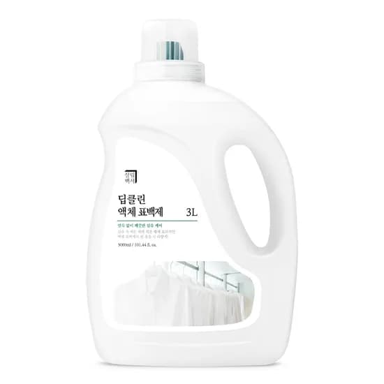 살림백서 딥클린 액체 표백제 3L 1개
