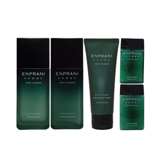 엔프라니 옴므 피토 파워 3종 세트, 토너 125ml 1개, 에멀전 125ml 1개, 폼 클렌저 100ml 1개