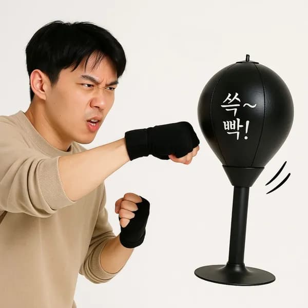 샌드백 스탠드 펀치볼 복싱 가정용 블랙 중