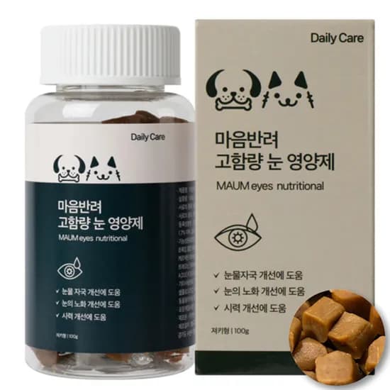마음반려 강아지&고양이 눈 영양제, 눈물개선/눈건강, 60개입, 1통