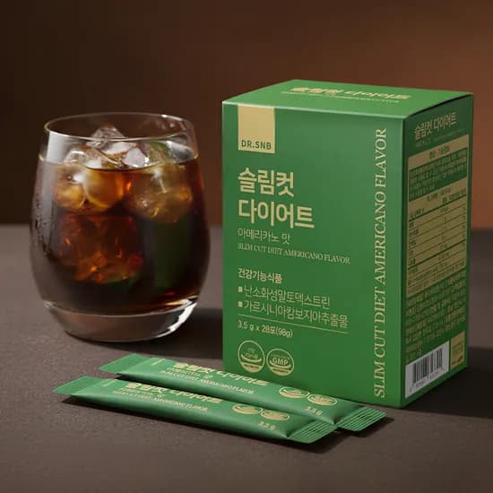 DR.SNB 슬림컷 다이어트 아메리카노맛 커피 아메리카노맛 3.5g 28포 1개