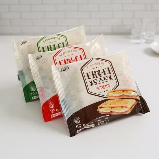 더블디 토스트 에그햄치즈 152g 2개 외 2종