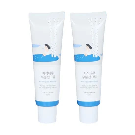 라운드랩 자작나무 수분 선크림 50ml 2개