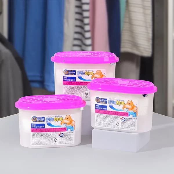 옥시 물먹는 하마 옷장용 습기제거제 300g 3개