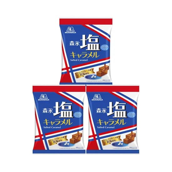 모리나가 소금 카라멜, 83g, 3개