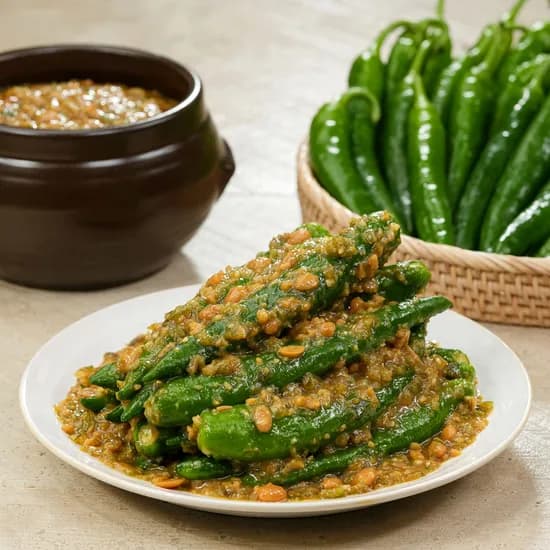 셰프애찬 오이고추된장무침, 사각통, 740g, 1통
