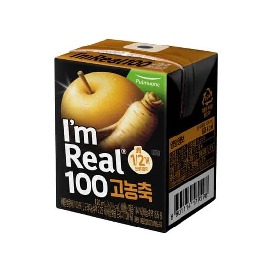 풀무원 아임리얼100 고농축 배도라지 120ml 24개
