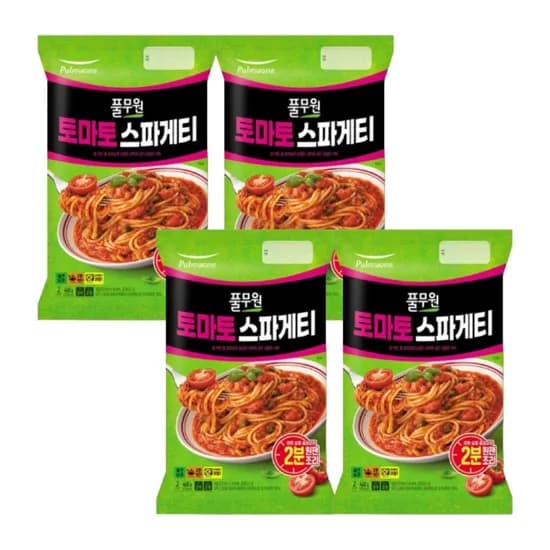 풀무원 토마토 스파게티 2인 460g 4개