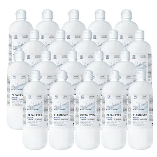 깨끗한아이 렌즈 식염수 하드 소프트 드림 겸용 500ml 20개