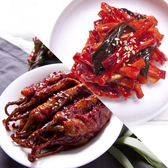 해달식품 고추무침 1kg 외 무말랭이무침 1kg