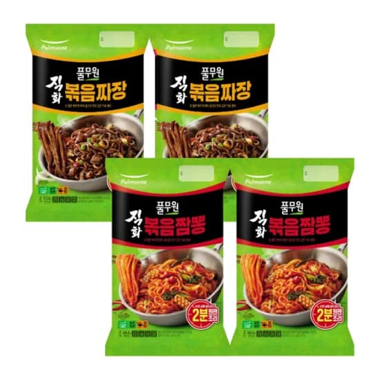 풀무원 직화 볶음 짜장 2인분 512.8g 2개 외 1종
