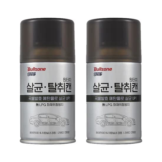 불스원 원터치 탈취캔, 90g, 2개