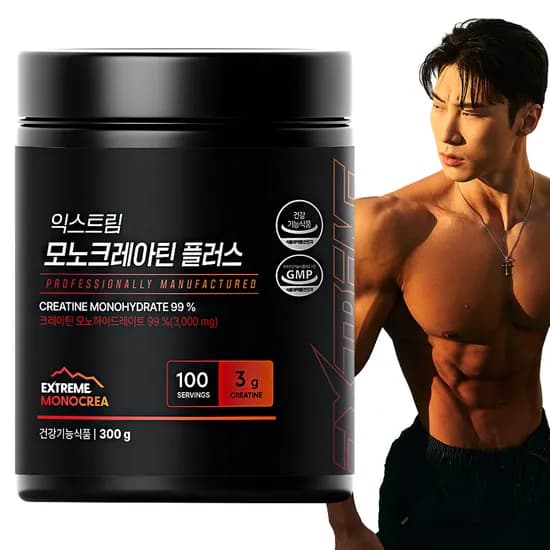 익스트림 보디빌더 우형재 모노크레아틴 플러스 1통 300g