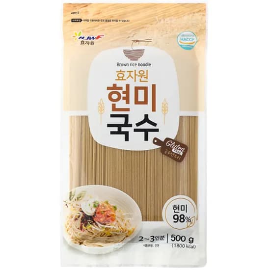 효자원 현미국수 500g 3개