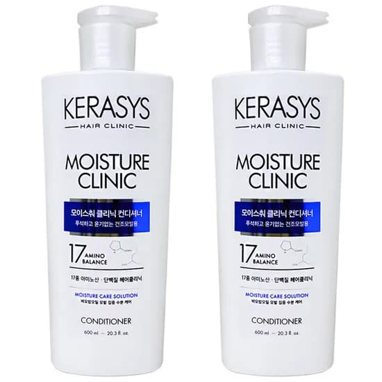케라시스 모이스춰 클리닉 단백질 헤어 컨디셔너 600ml 2개
