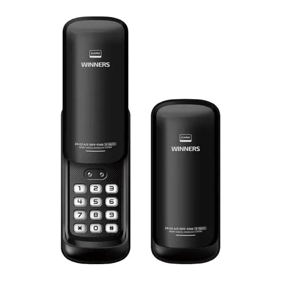 위너스 카드키 현관 도어락 W-RB60S 고객직접설치 블랙 1개