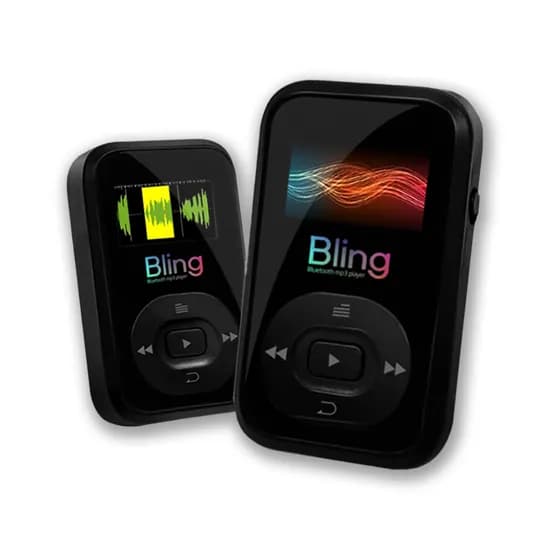 엠피지오 블링 초소형 블루투스 MP3, BLING, 블랙, 1개