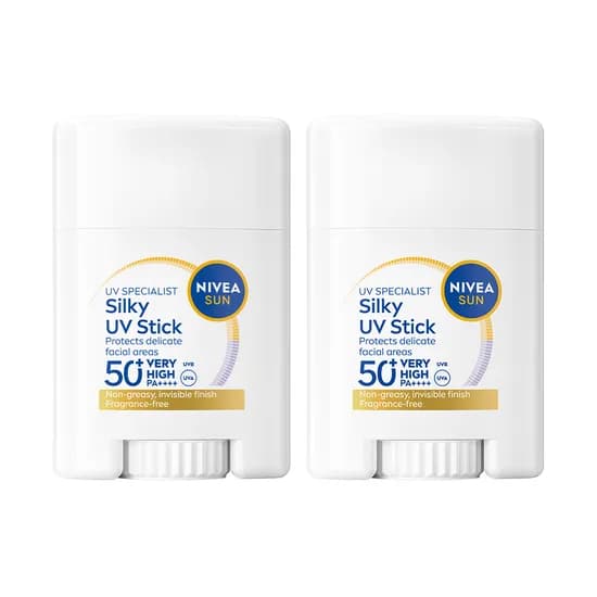 니베아 선 유브이 스페셜리스트 실키 유브이 스틱, 15g, 2개