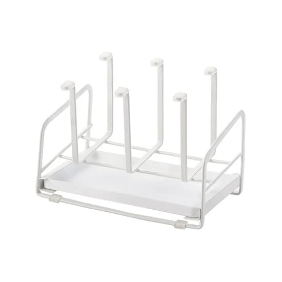 윈프라이스 철재 컵건조 거치대, 화이트, 1개