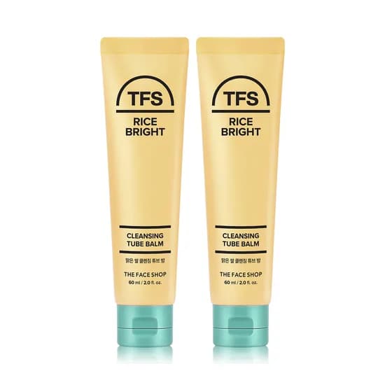 더페이스샵 맑은쌀 클렌징 튜브 밤 60ml 2개