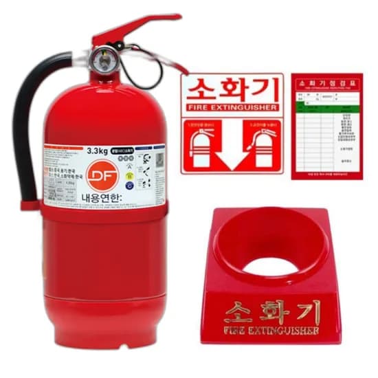 코리아파이어 ABC 분말소화기 DPF-033GG 3.3kg KFI 1개