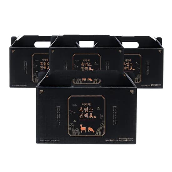 이경제 흑염소 진액 진, 70ml, 30포 x 4박스