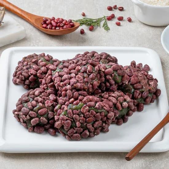 시루조아 굳지않는 통팥 오메기떡 500g 10개입