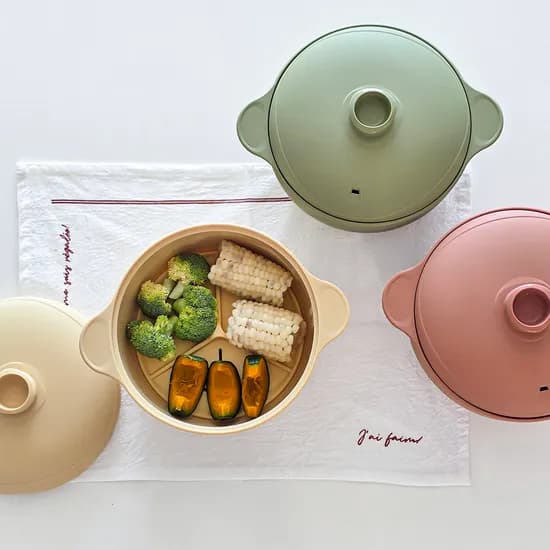 이디프 실리콘 멀티찜기 대 1300ml 옐로우버터 1개