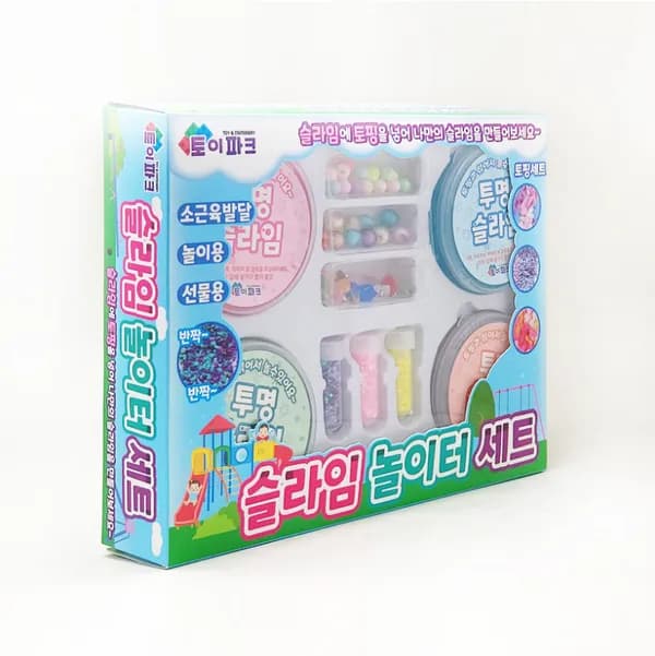 토이파크 슬라임 놀이터 토핑 세트 투명 100g 1개 5,700원