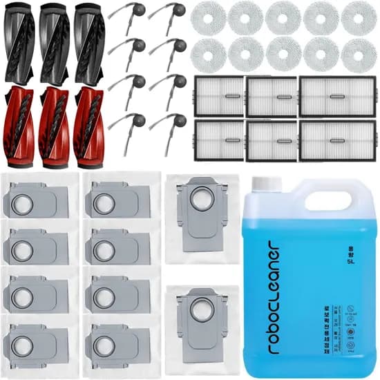 ROBOCARE 로봇청소기 소모품 세제 걸레, 로보락 S9 MaxV Slim 호환, 호환용, 1년세트, 1개