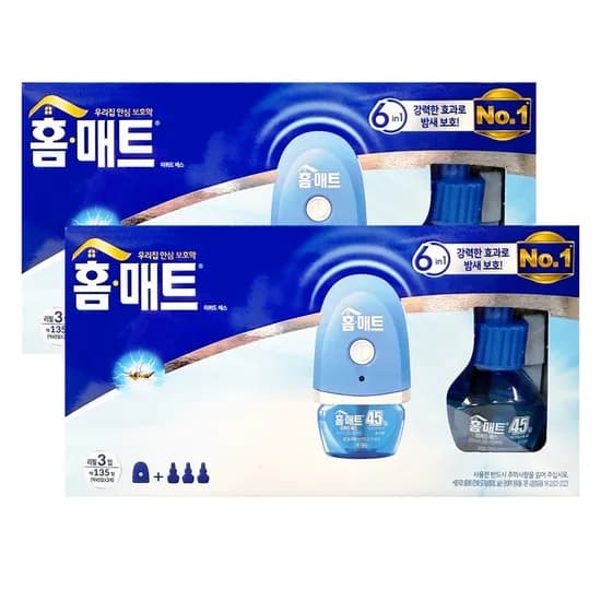 홈매트 리퀴드 스위치형 훈증기 29ml 3개입 2세트