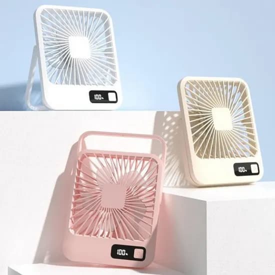 탁상용 LED 선풍기 Q3 화이트 1개