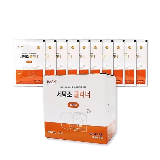 한경희 세탁조 클리너 50g 10개입 1박스