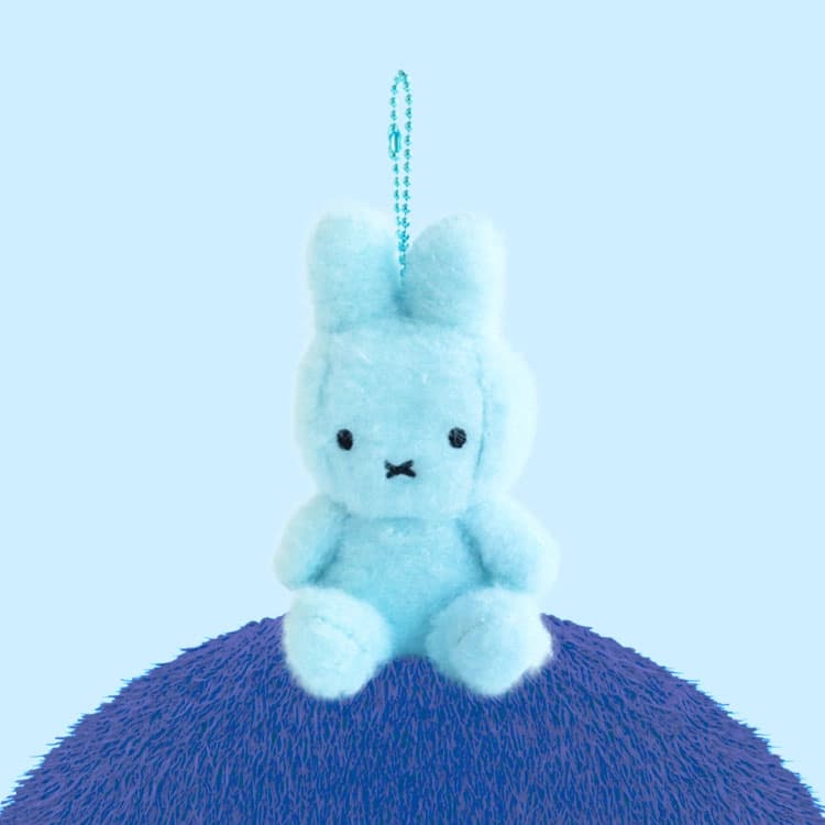 미피 싯팅 가방고리 스카이블루 8cm 1개