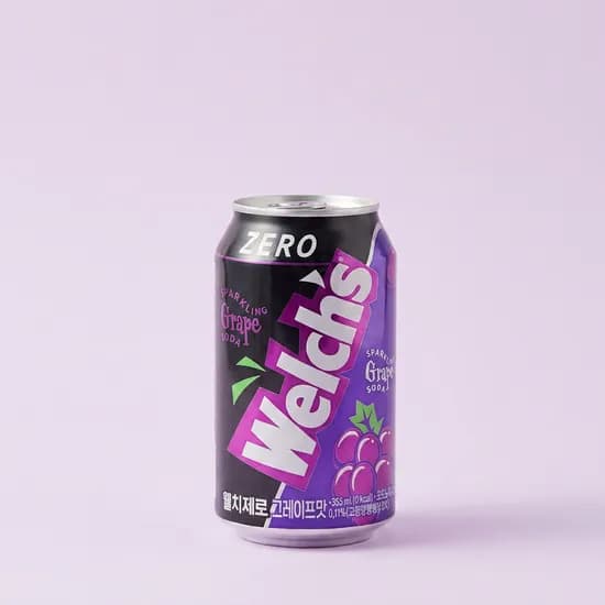 농심 웰치 제로 그레이프맛 355ml 6개