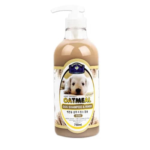 벨버드 오트밀 애견용 샴푸 린스 750ml 1개